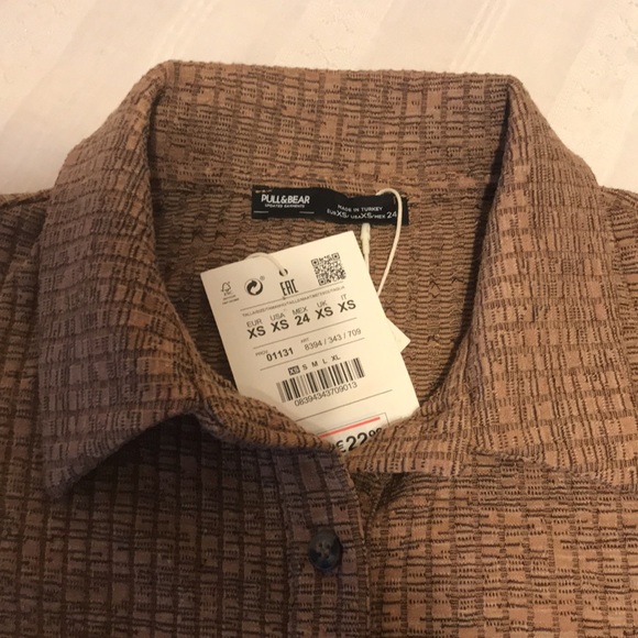 Ladies Pull & Bear “Updated Garments” Brown Dress - Picture 6 of 10